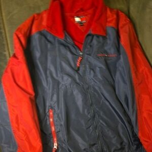 Tommy Hilfiger Red and Navy Windbreaker